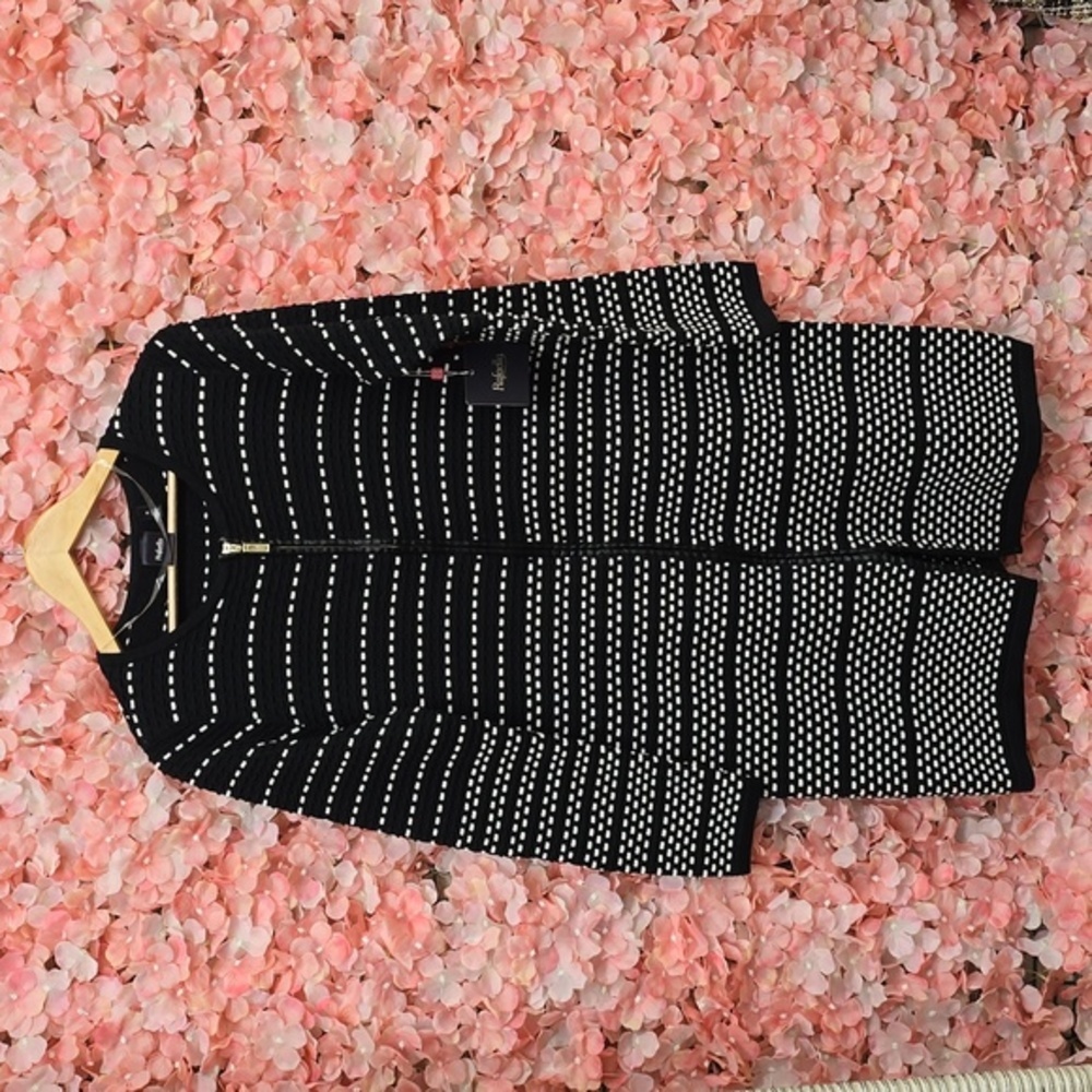 RAFAELLA| NEW!  Knit Zip-Up Tunic Cardigan Sweater| Size Medium​